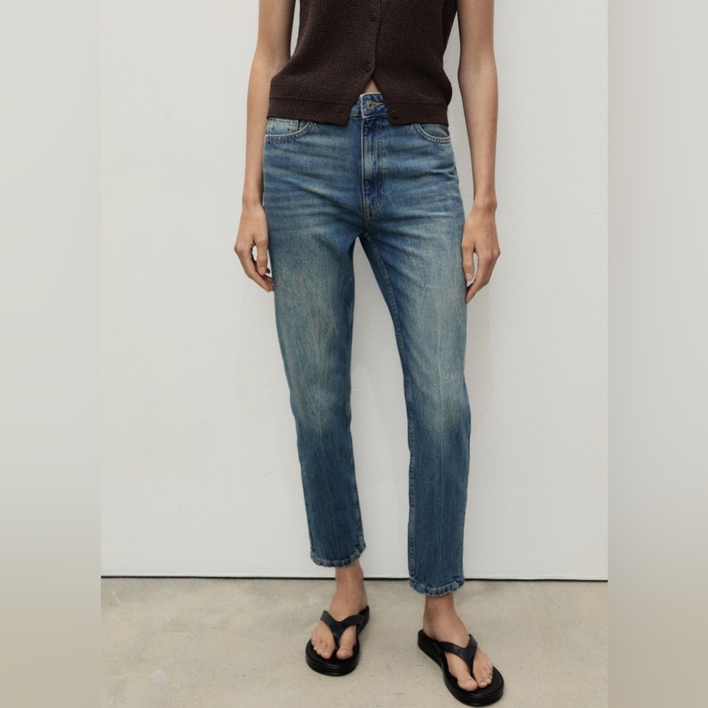 NWT MANGO Mom High Rise Jeans